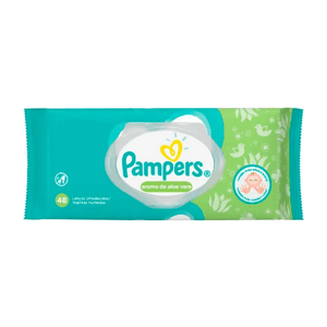 Lenço Umedecido Pampers Aloe Vera 48 und