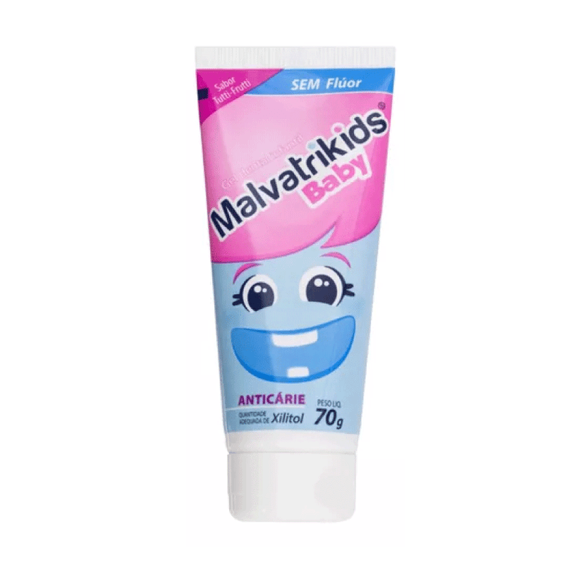 gel-dental-infantil-sem-fluor-com-xilitol-para-criancas-com-ate-4-anos-malvatrikids-baby-70g