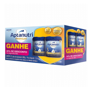 Leite Aptanutri Premium 3 800g Kit com 2