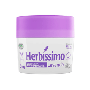 Desodorante Antiperspirante Creme Herbíssimo Lavanda 55g