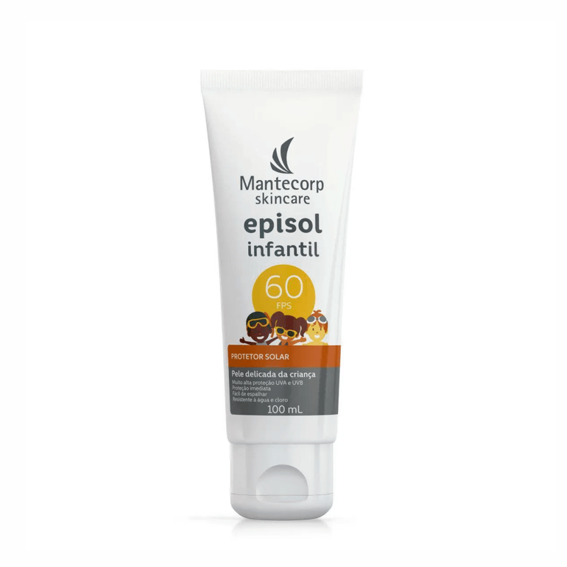 Protetor-Solar-Episol-Infantil-Mantecorp-FPS60---100ml