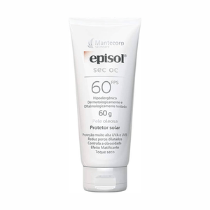 Protetor Solar Facial Episol Mantecorp Pele Oleosa SEC OC FPC60 - 60g