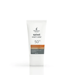 Protetor Solar Facial Episol Smart Color Uniformizador FPS50 40ml