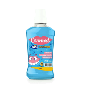 Enxaguante Bucal Sem Álcool Carmed Fini Dentaduras 250ml