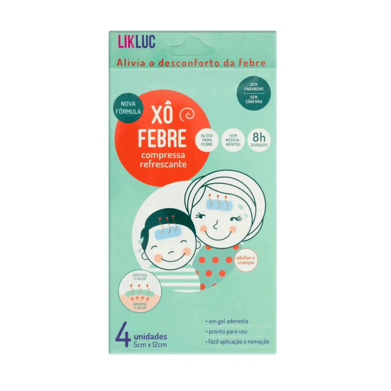 Xo-Febre---Compressas-Refrescantes-Para-Alivio-da-Febre