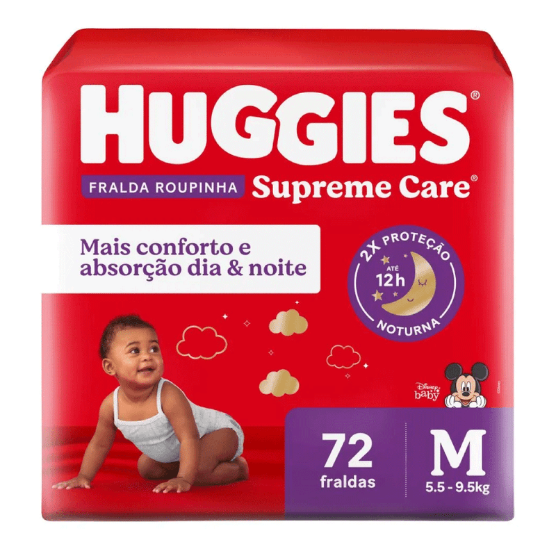 Fralda-Huggies-Roupinha-Supreme-Care-M-72und