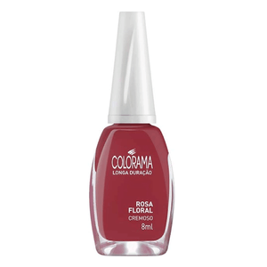 Esmalte Cremoso Colorama Rosa Floral 8ml