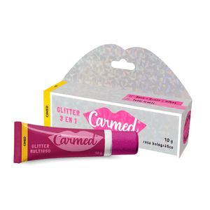 Hidratante Labial Carmed Glitter 3 em 1 Boca, Rosto e Olhos 10g