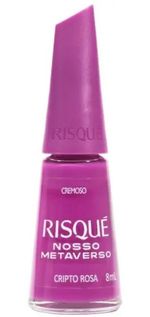 Esmalte Cremoso Risque Nosso Metaverso - Cripto Rosa 8 ml.jpg