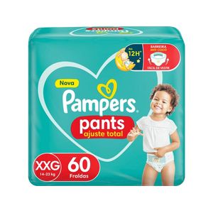 Fralda Pampers Pants Ajuste Total Tamanho XXG 60 Unidades
