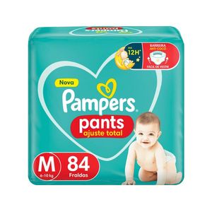 Fralda Pampers Pants Ajuste Total Tamanho M 84 Unidades