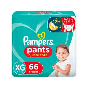 Fralda Pampers Pants Ajuste Total Tamanho XG 66 Unidades