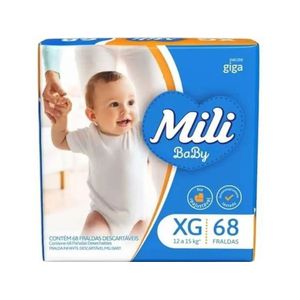 Fralda Mili Giga Baby XG 68 Unidades