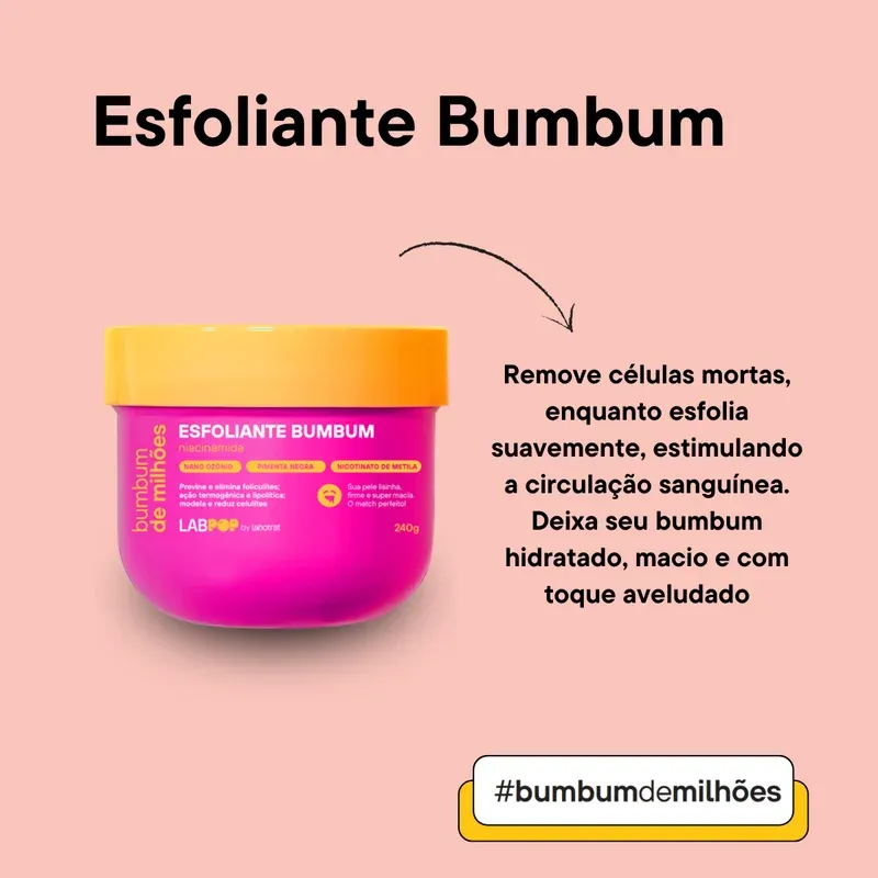 Esfoliante Bumbum de Milhoes LabPOP by Labotrat 240g 2.webp