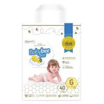 Fralda Premium Dermoprotetora Baby Bee Free Tamanho Grande G 40 unidades