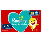 Fralda Pampers Supersequinha Tamanho G 60 Unidades
