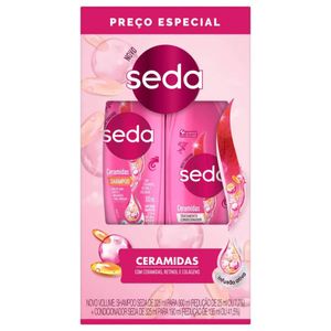 Kit Seda Ceramidas Shampoo 300ml + Condicionador 190ml