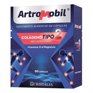 Artromobil Colágeno Tipo2 + Vitamina D + Cálcio 60 cápsulas