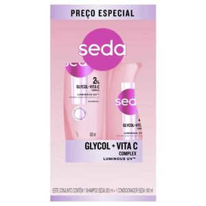Kit Seda Glycol/Vita C Complex Luminous Uv Shampoo 300ml + Condicionador 190ml