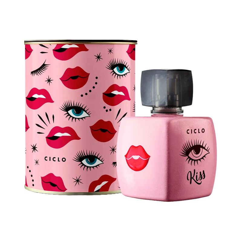 Perfume-Feminino-Kiss-Lata-Ciclo-Cosmeticos-100ml