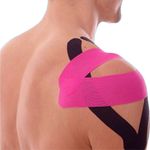 Fita Elastica Kinesio Preta Multilaser HC040 5x500cm