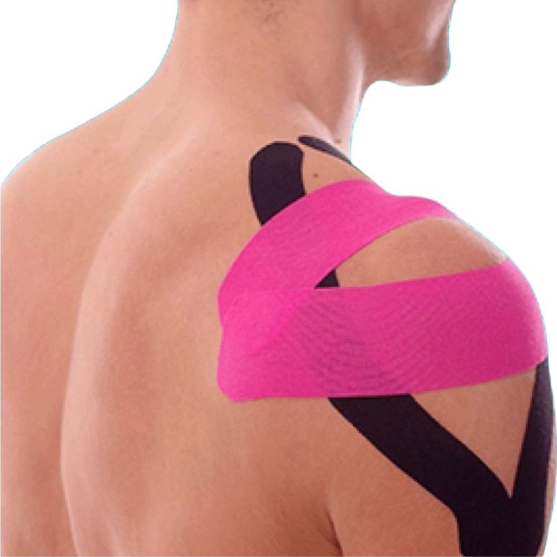 Fita Elastica Kinesio Preta Multilaser HC040 5x500cm