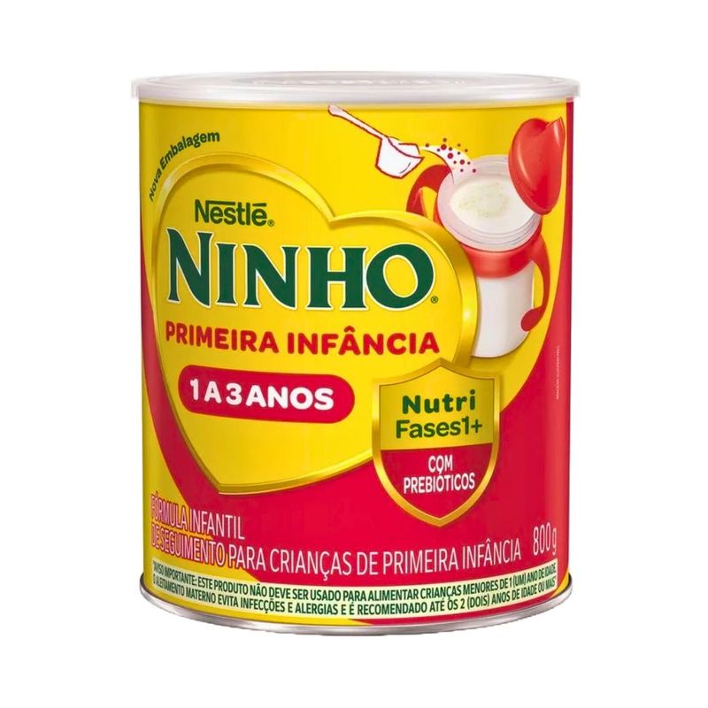 Leite em Po Ninho Primeira Infancia 1+ Nestle 800g - 1 a 3 Anos