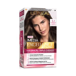 Tintura Imédia Excellence 5.1 - Castanho Claro Acinzentado