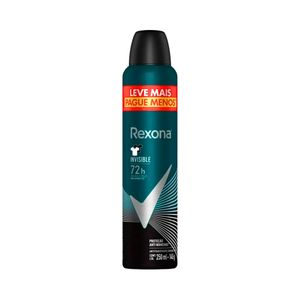 Desodorante Rexona Aerossol Men Invisible 250ml