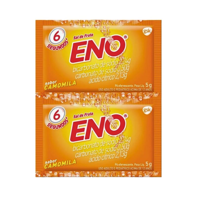 Sal de Fruta Eno Camomila 2 Envelopes 5g