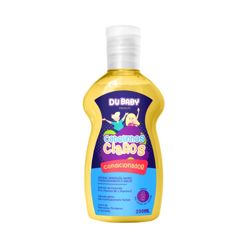 Condicionador Infantil Cabelinhos Claros Dubaby 200ml