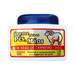 Creme Sebo de Carneiro Mãos & Pés 240g