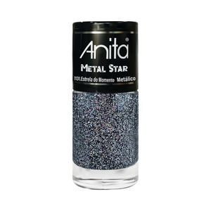 Esmalte Glitter Anita Metal Star Estrela do Momento Metálico 10ml