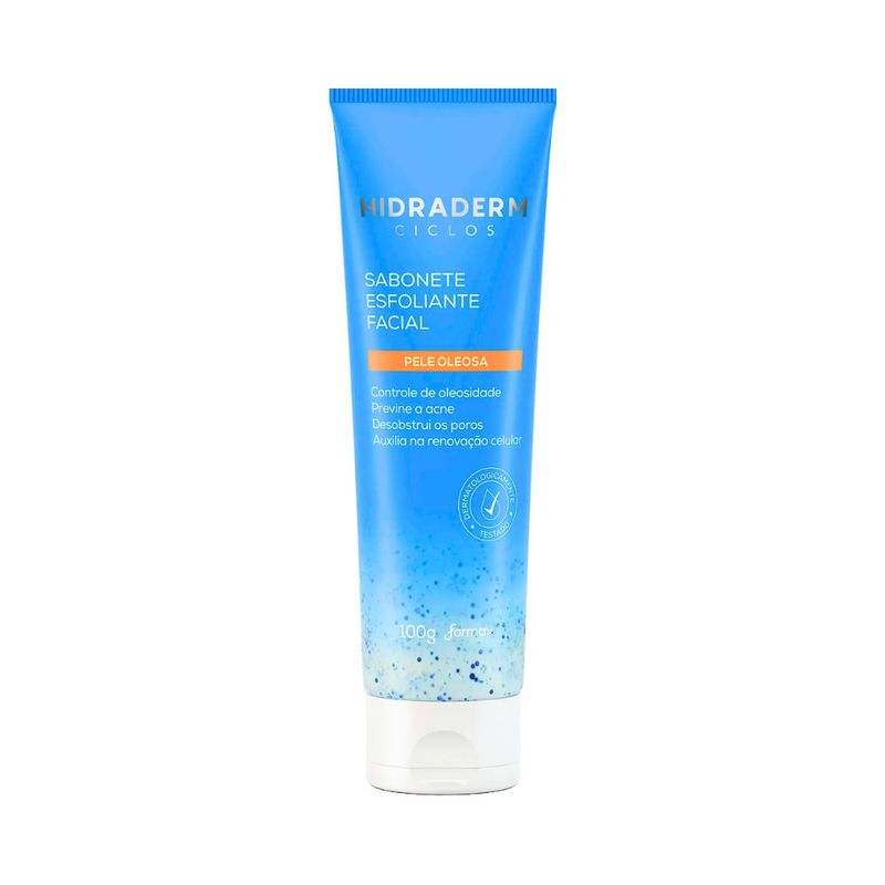 Sabonete-Esfoliante-Facial-Pele-Oleosa-Hidraderm-100g