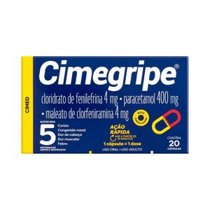 Cimegripe 20 Cápsulas