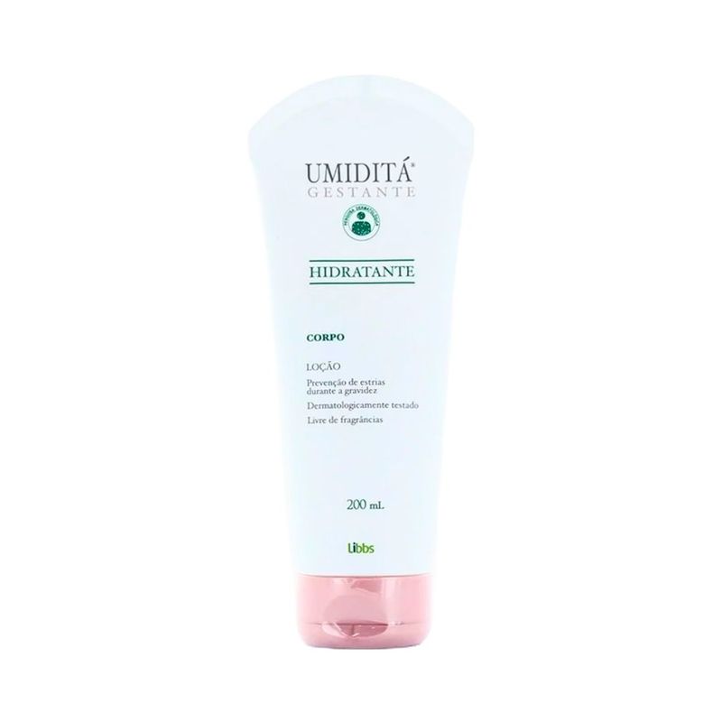 Locao Hidratante Corporal Para Prevencao de Estrias Umidita Gestante 200ml