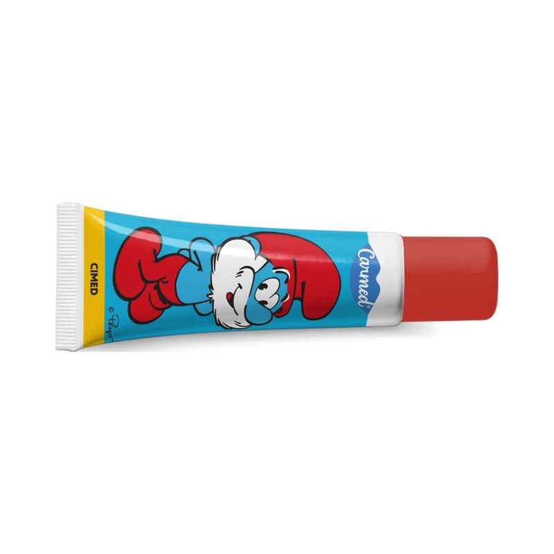 Carmed-Hidratante-Labial-Smurfs-Blueberry-Incolor-10g