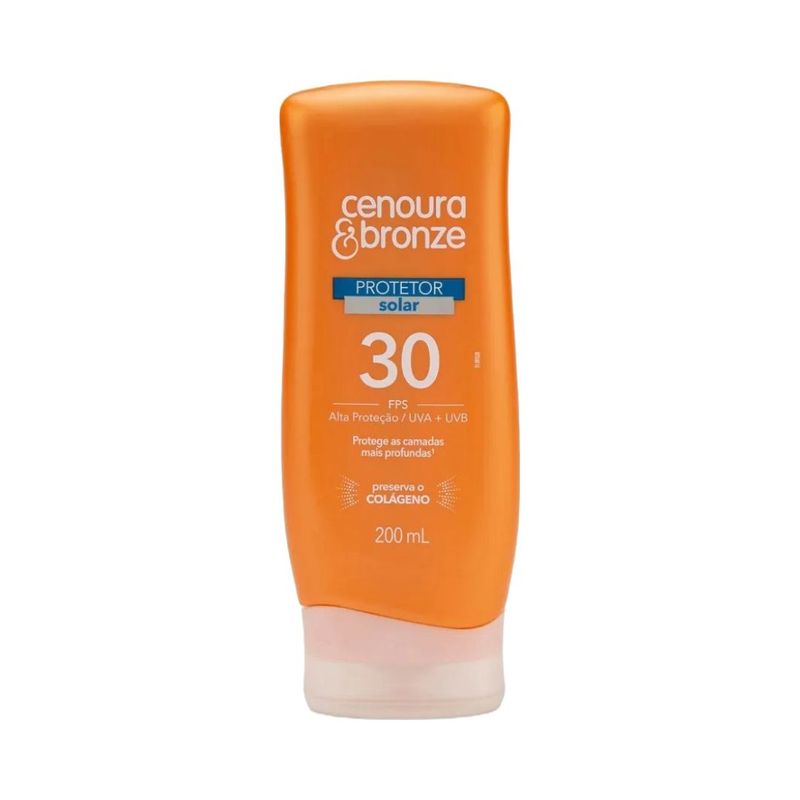 Protetor-Solar-FPS30-Cenoura---Bronze-200ml
