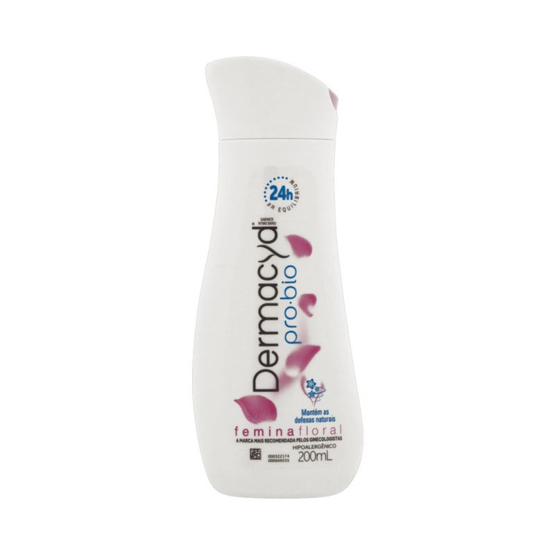 Sabonete Liquido Intimo Femina Floral Dermacyd Pro-Bio 200ml