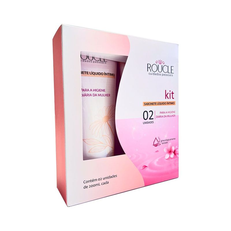 Kit Sabonete Liquido Intimo Roucle 200ml 2 und