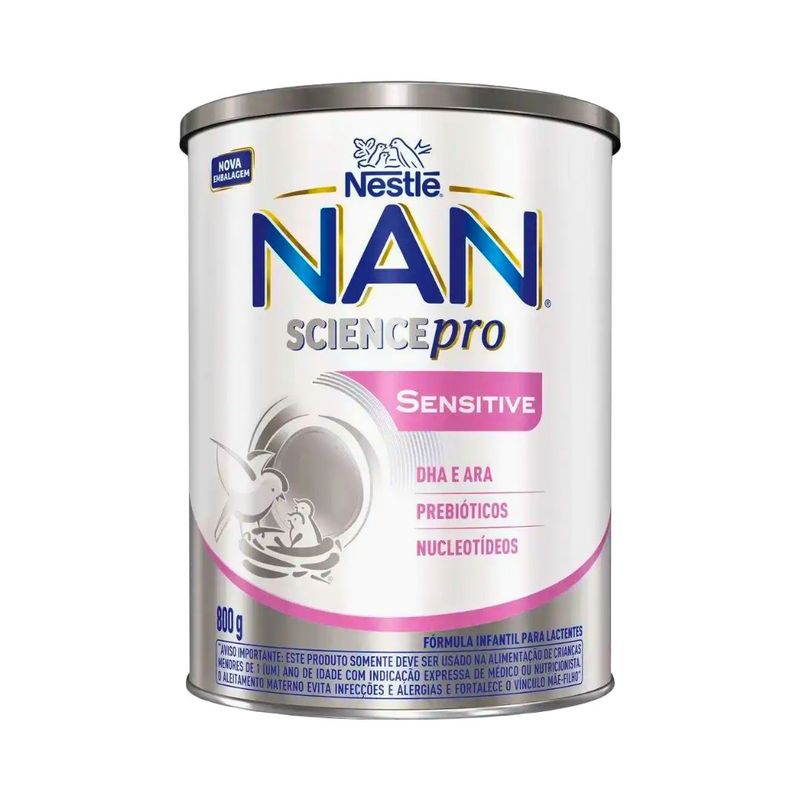 Leite em Po Nan Sensitive 800g - 0 a 6 Meses