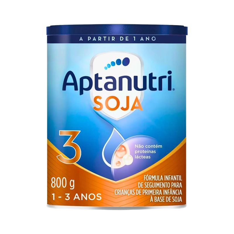 Leite em Po Aptanutri Soja 3 800g - 1 a 3 Anos