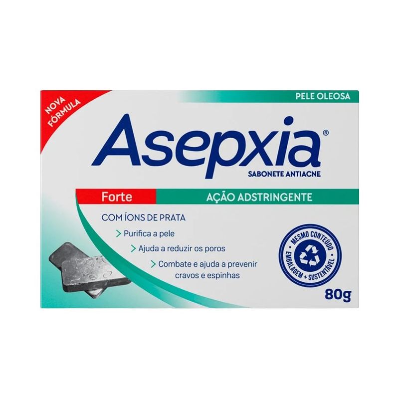 Sabonete Asepxia Formula Forte 80g