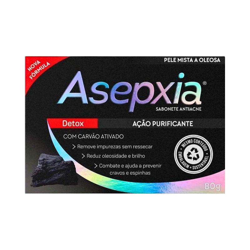 Sabonete Asepxia Detox 80g