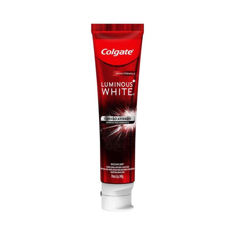 Pasta de Dente Colgate Luminous White Carvao Ativado 140g