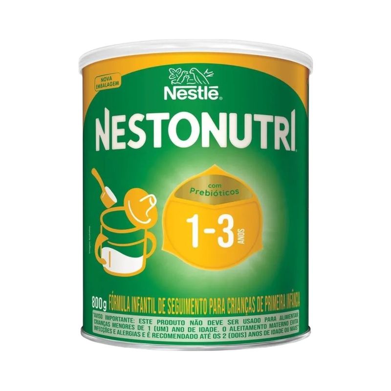 Leite em Po Nestonutri Nestle 800g - 1 a 3 Anos