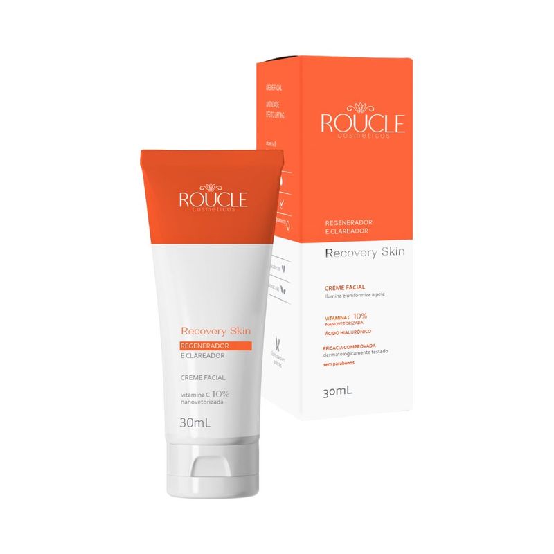 Creme Facial Recovery Skin Vitamina C Roucle 30ml2